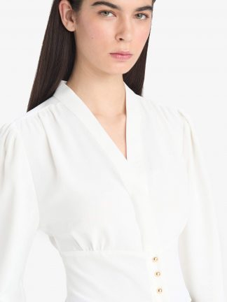 بلوز زنانه بژ دفکتو