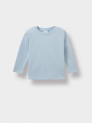 تی شرت نوزاد پسر آبی روشن دفکتو