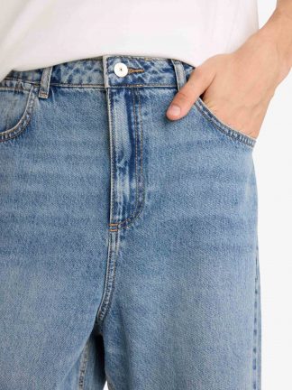 شلوار جین مردانه آبی روشن دفکتو