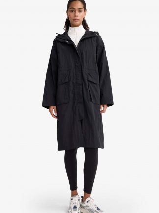 بارانی زنانه مشکی دفکتو