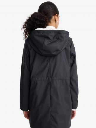 بارانی زنانه مشکی دفکتو