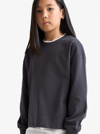 تی شرت آستین بلند دخترانه دفکتو