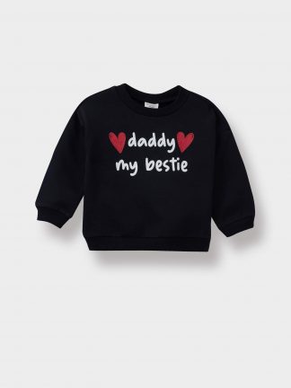 سویشرت نوزاد دختر مشکی دفکتو