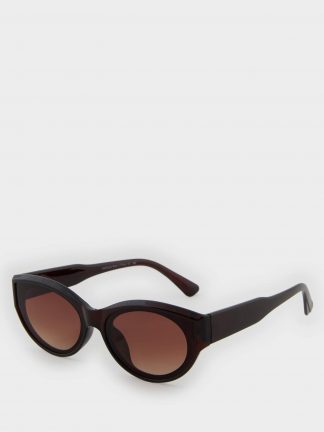 عینک آفتابی زنانه قهوه ای تیره دفکتو