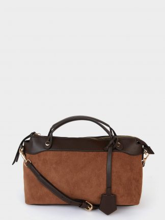 کراس بادی زنانه قهوه ای تیره دفکتو