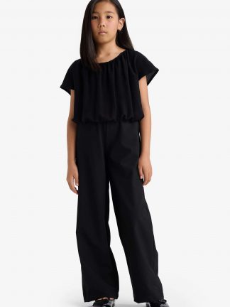 شلوار دخترانه مشکی دفکتو