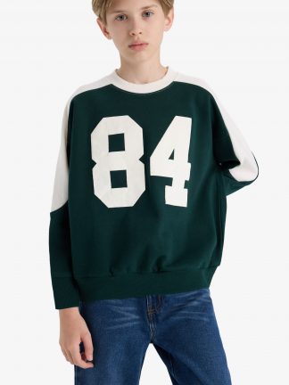 سویشرت پسرانه سبز دفکتو