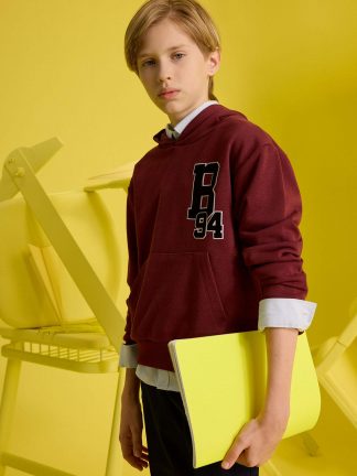 هودی پسرانه زرشکی دفکتو