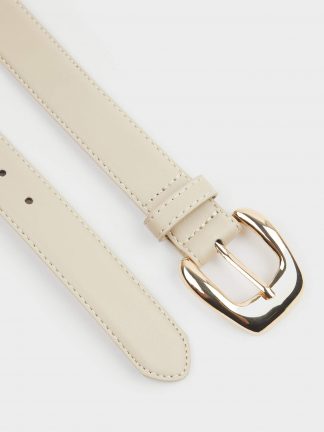 کمربند زنانه بژ دفکتو