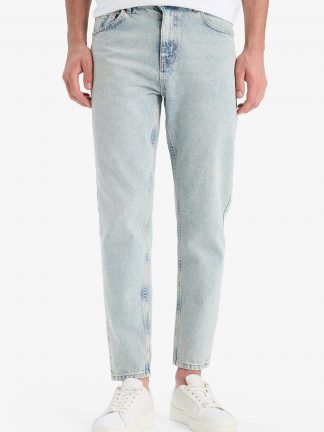 شلوار جین مردانه آبی روشن دفکتو