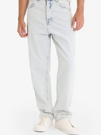 شلوار جین مردانه آبی روشن دفکتو