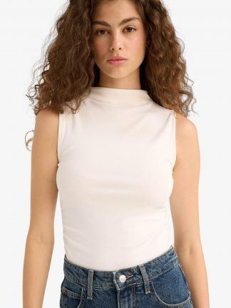 تاپ زنانه سفید دفکتو