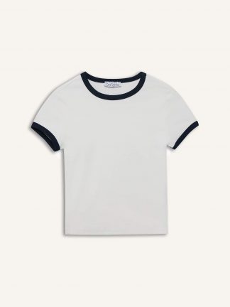 تیشرت زنانه سفید دفکتو