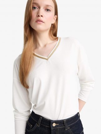 تیشرت زنانه بژ دفکتو