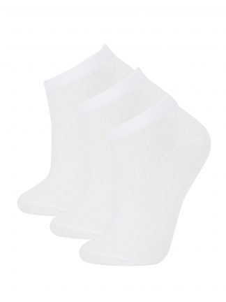 جوراب زنانه سفید دفکتو