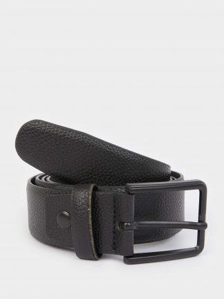 کمربند مردانه مشکی دفکتو