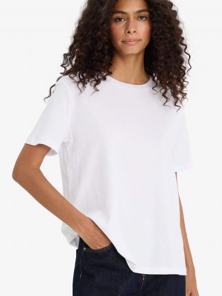 تیشرت زنانه سفید دفکتو