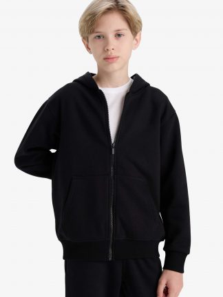 هودی پسرانه مشکی دفکتو