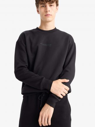 سویشرت مردانه مشکی دفکتو