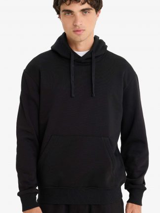 سویشرت مردانه مشکی دفکتو