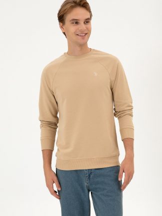 سویشرت مردانه بژ یو اس پولو