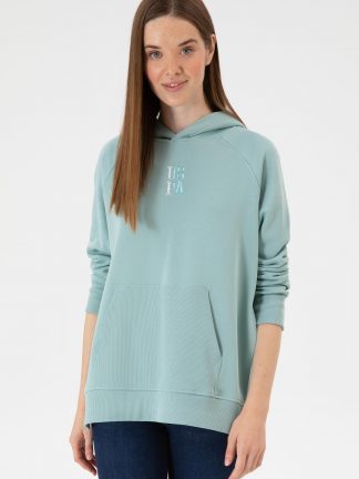 هودی زنانه نعنایی یو اس پولو