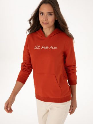هودی زنانه آجری یو اس پولو