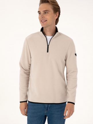 سویشرت مردانه طوسی یو اس پولو