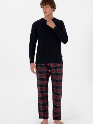 لباس راحتی مردانه سرمه ای یو اس پولو