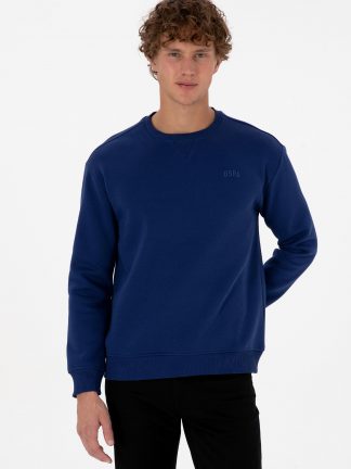 سویشرت مردانه نیلی یو اس پولو