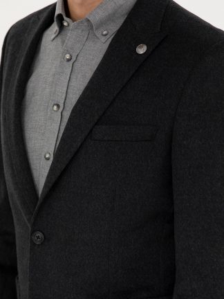 کت مردانه خاکستری تیره پیرکاردین