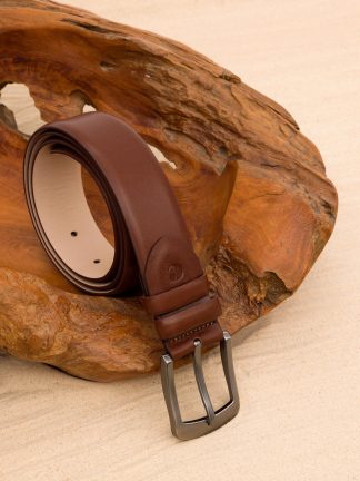 کمربند مردانه قهوه ای کاشارل