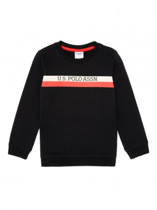 سویشرت پسرانه مشکی یو اس پولو