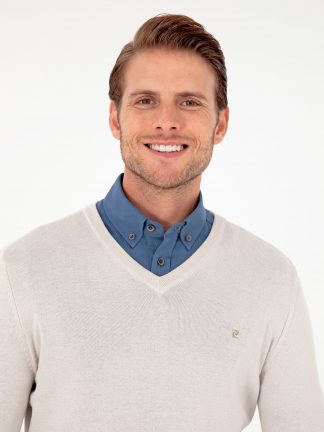 پلیور مردانه طوسی پیرکاردین