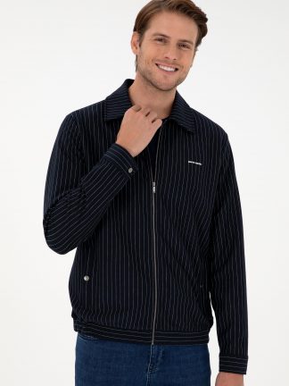 سویشرت مردانه سرمه ای پیرکاردین