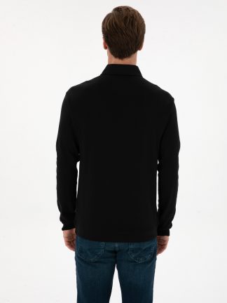 سویشرت مردانه مشکی کاشارل