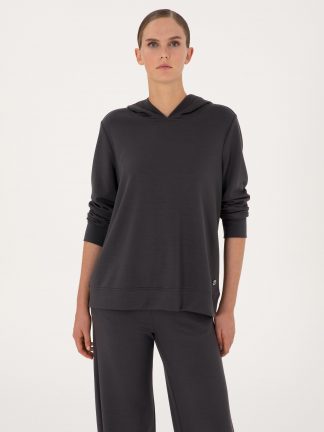 هودی زنانه خاکستری تیره پیرکاردین