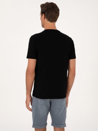 تی شرت مردانه مشکی کاشارل