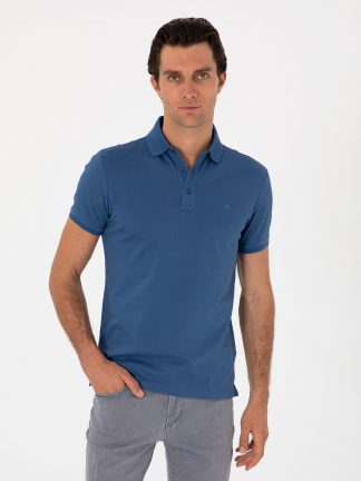 پولوشرت مردانه نیلی کاشارل