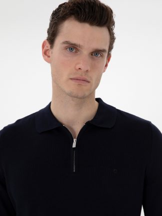 پلیور مردانه سرمه ای پیرکاردین