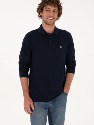 سویشرت مردانه سرمه ای یو اس پولو