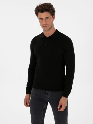 پلیور مردانه مشکی پیرکاردین