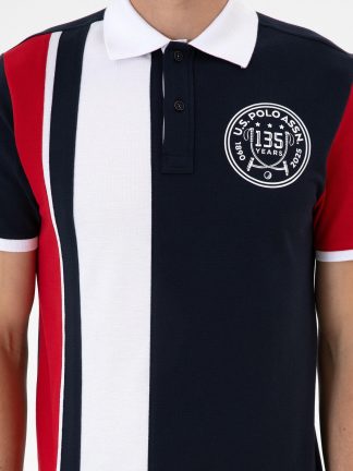 پولوشرت مردانه سرمه ای یو اس پولو