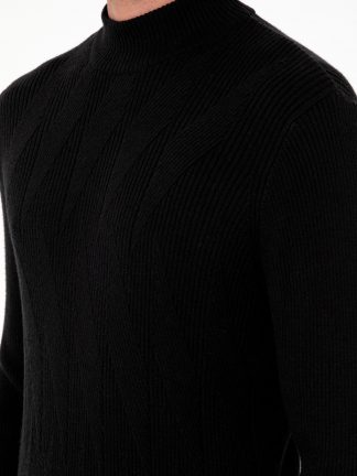 پلیور مردانه مشکی پیرکاردین