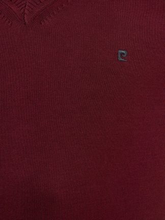 پلیور مردانه زرشکی پیرکاردین