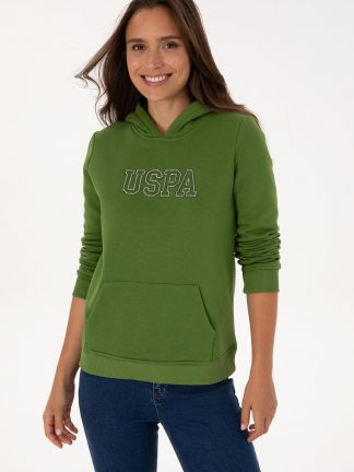 هودی زنانه سبز یو اس پولو