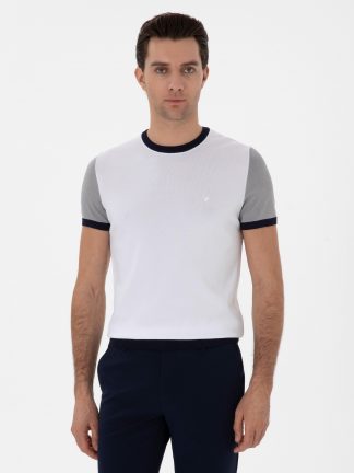 پلیور مردانه سفید کاشارل