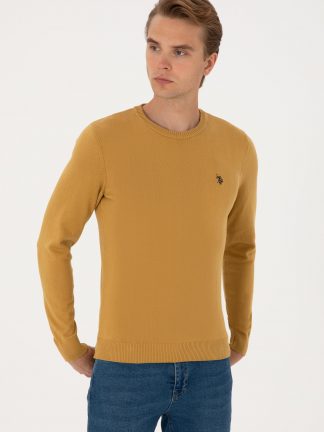 پلیور مردانه آبی نفتی یو اس پولو