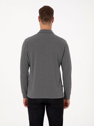 سویشرت مردانه خاکستری تیره پیرکاردین