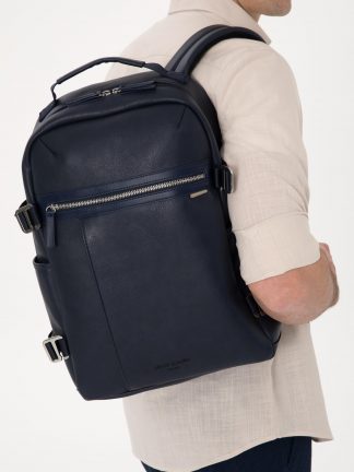 کوله پشتی مردانه سرمه ای پیرکاردین